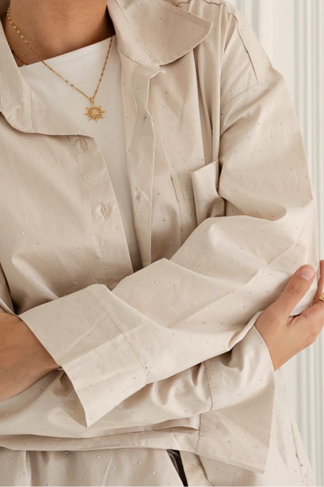 Studs - Beige Shirt