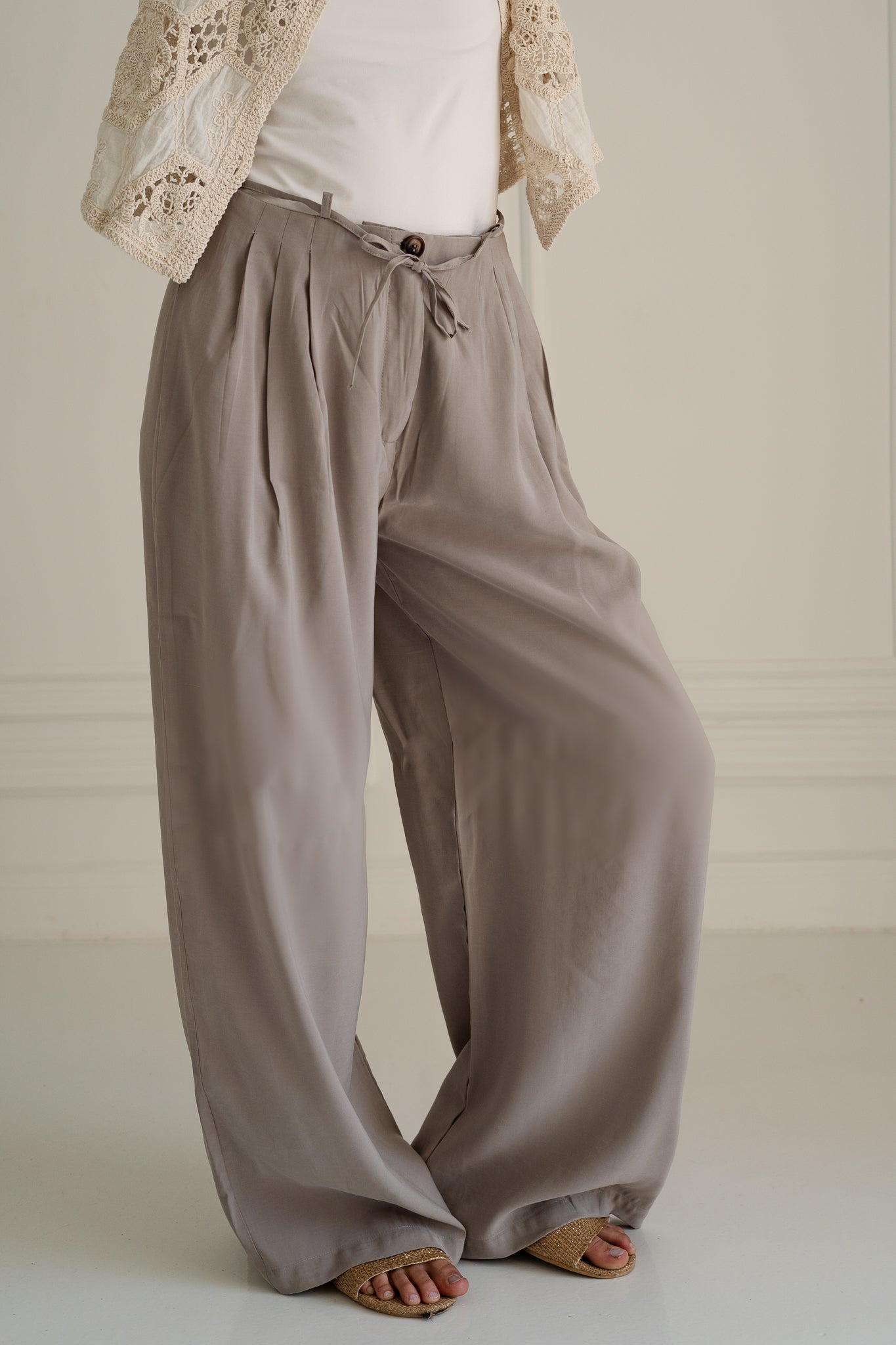 Foggy Grey Pants