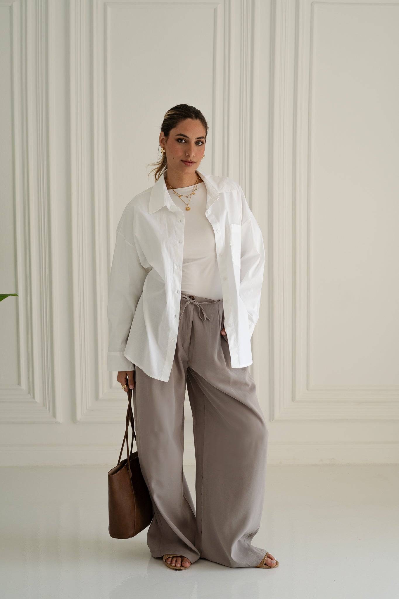 Foggy Grey Pants