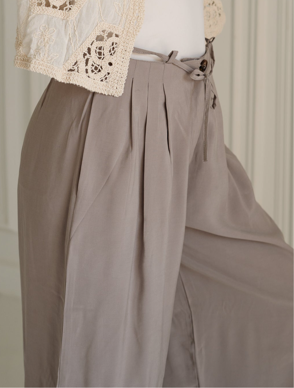 Foggy Grey Pants