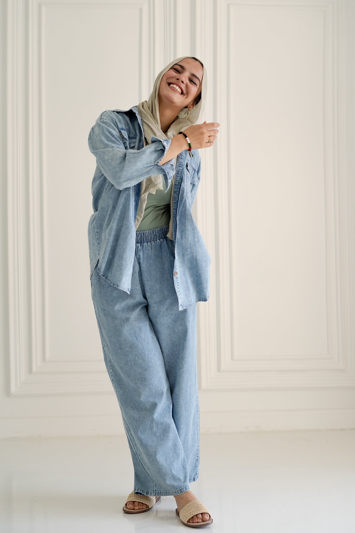 Light Denim Set