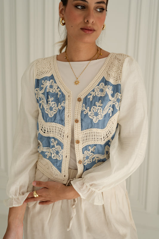 Girly -Crochet Top