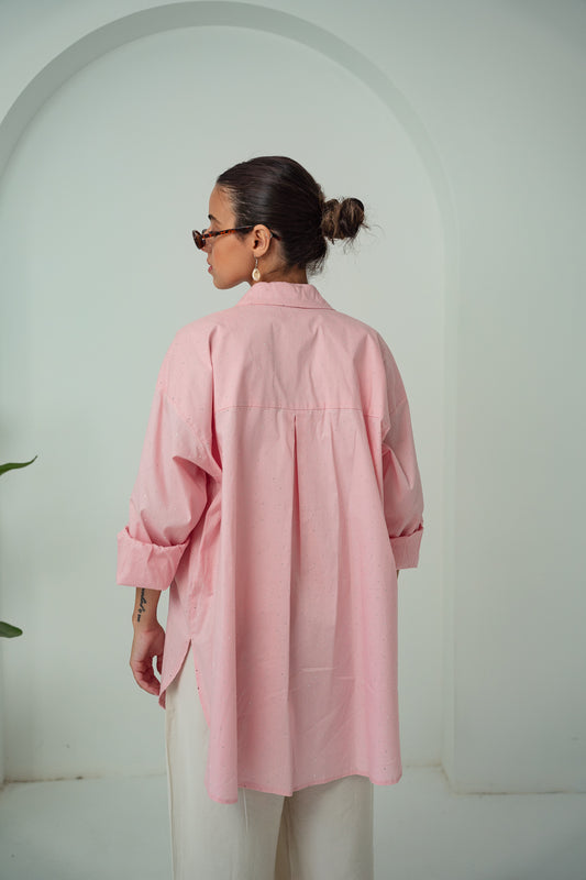 Pink -Studs Shirt