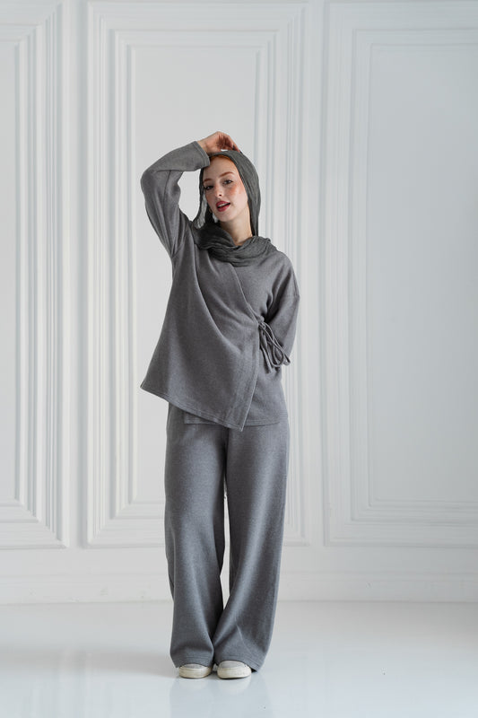 Oversized Wrap Set – Greige