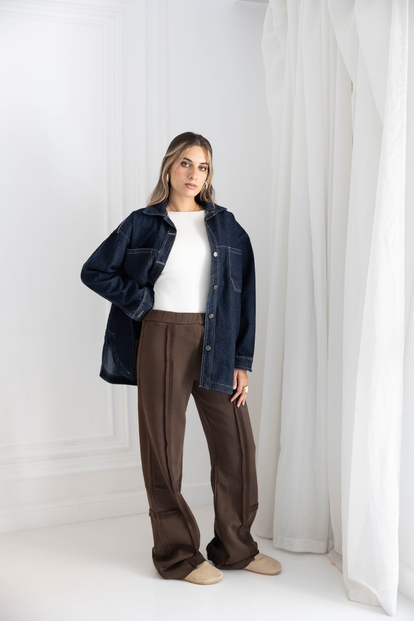 Cozy Fleece Brown Pants