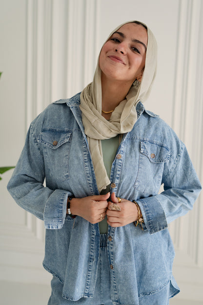 Light Denim Set