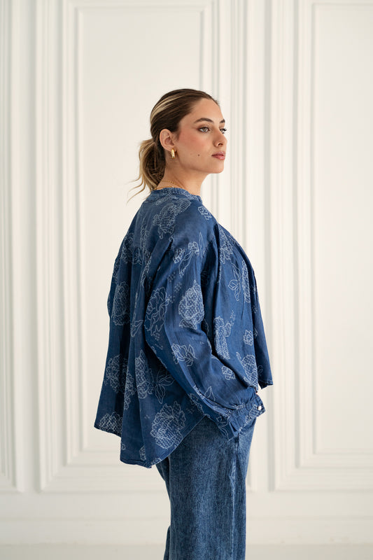 Feminine Denim Shirt