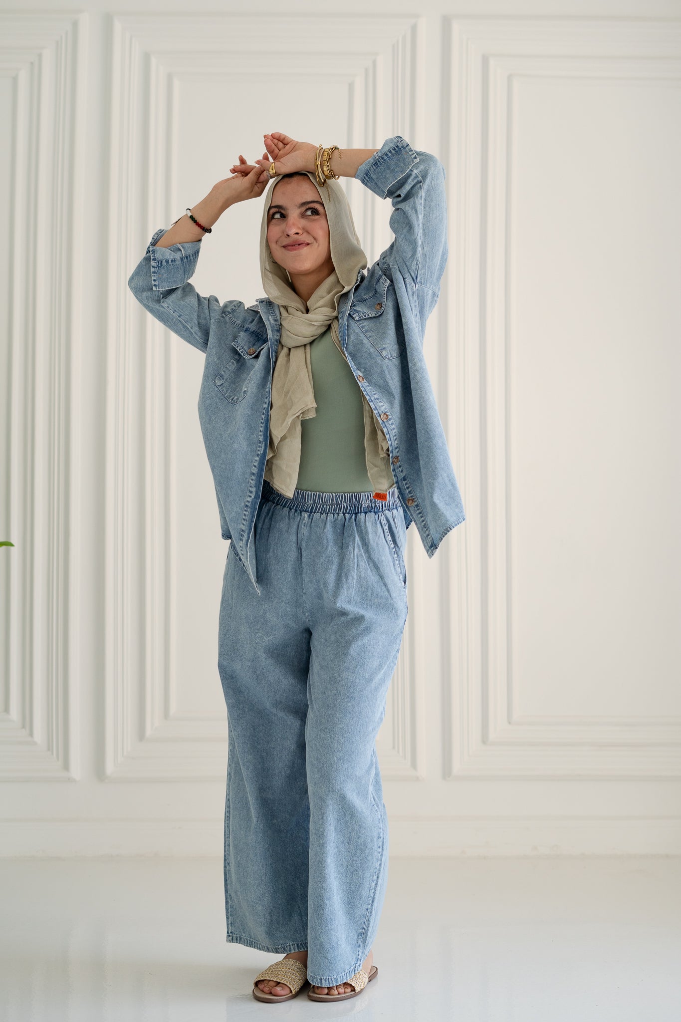 Light Denim Set