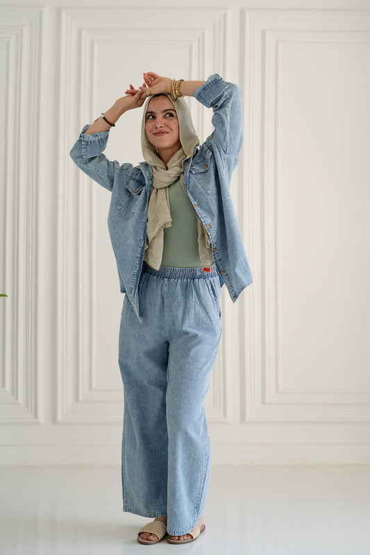 Light Denim Set