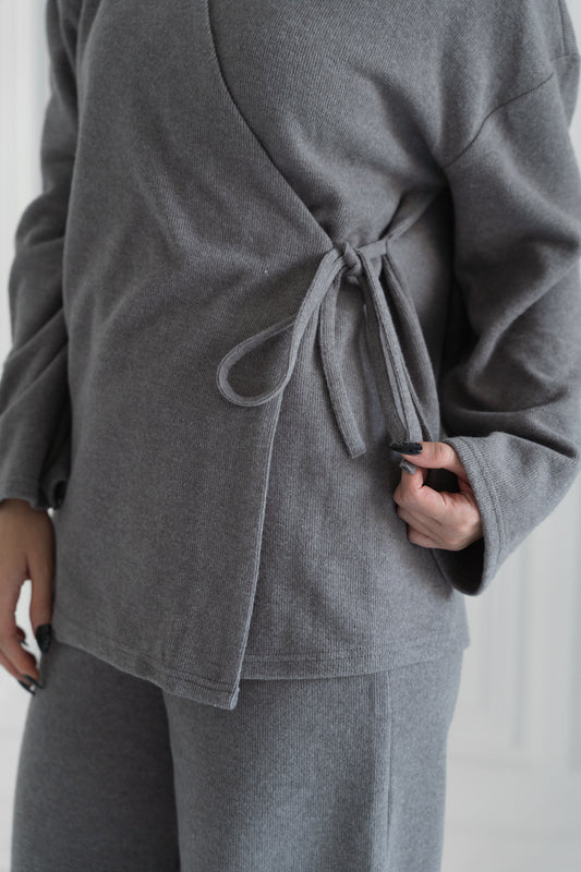 Oversized Wrap Set – Greige