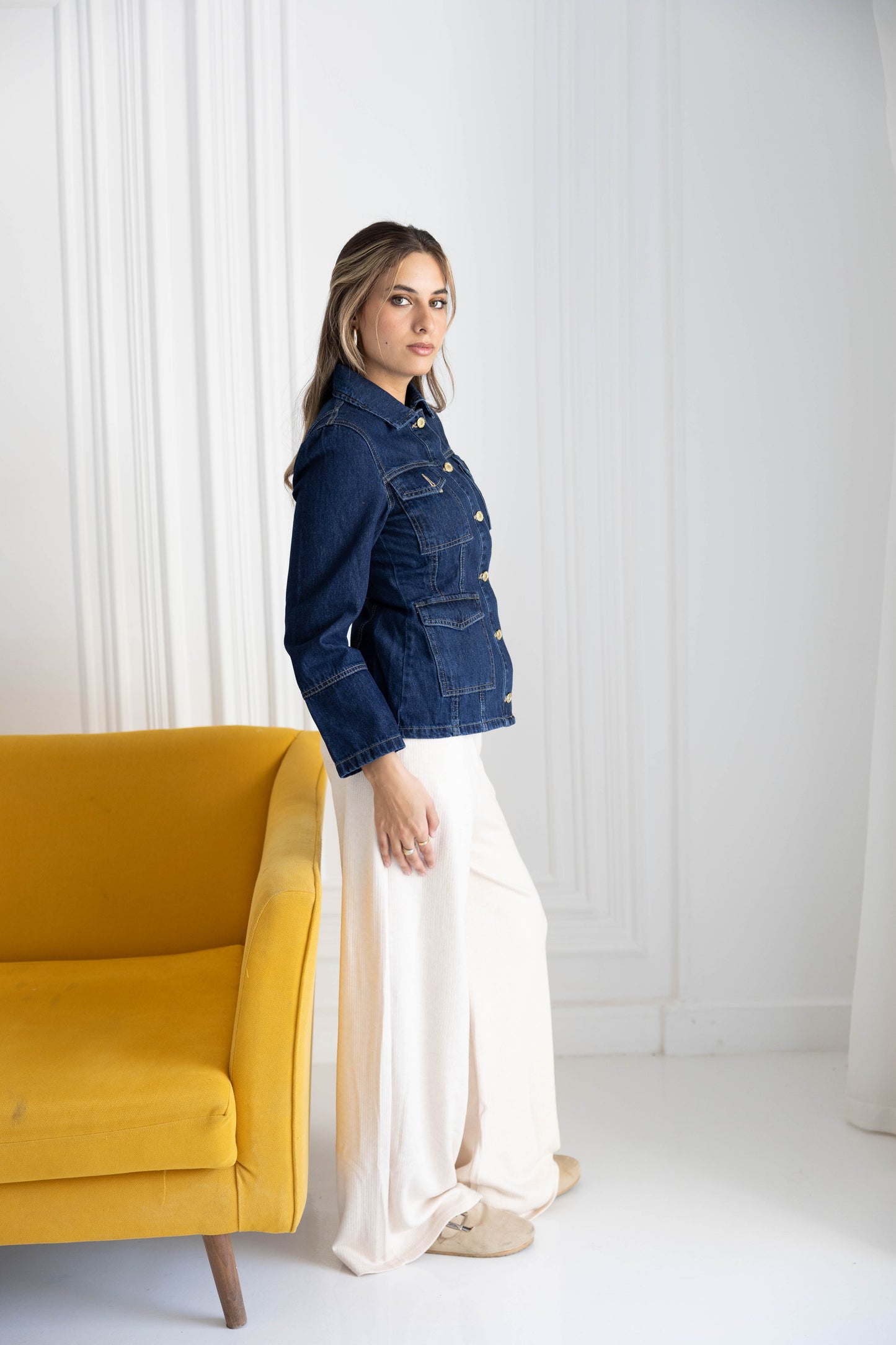 Tailored Indigo Jacket