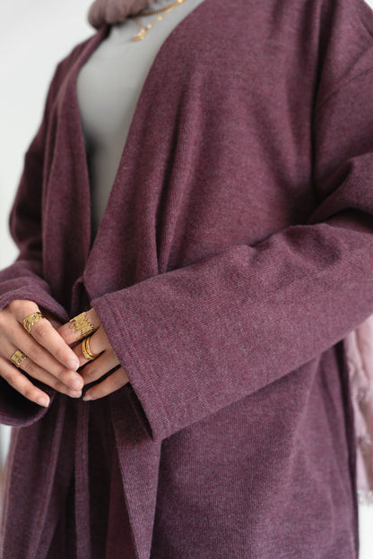 Oversized Wrap Set – Plum Berry