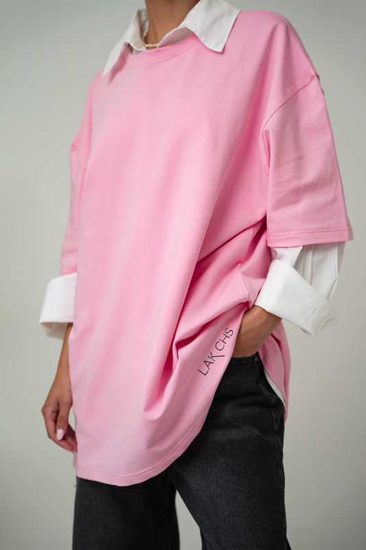 Pink Casual T.Shirt