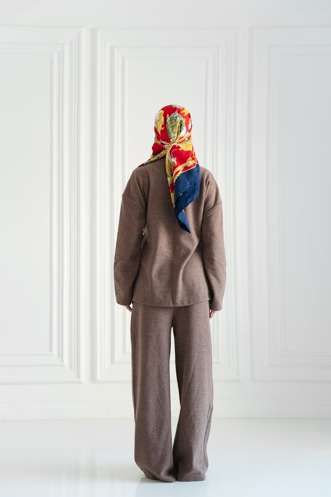 Oversized Wrap Set – Mocha Brown