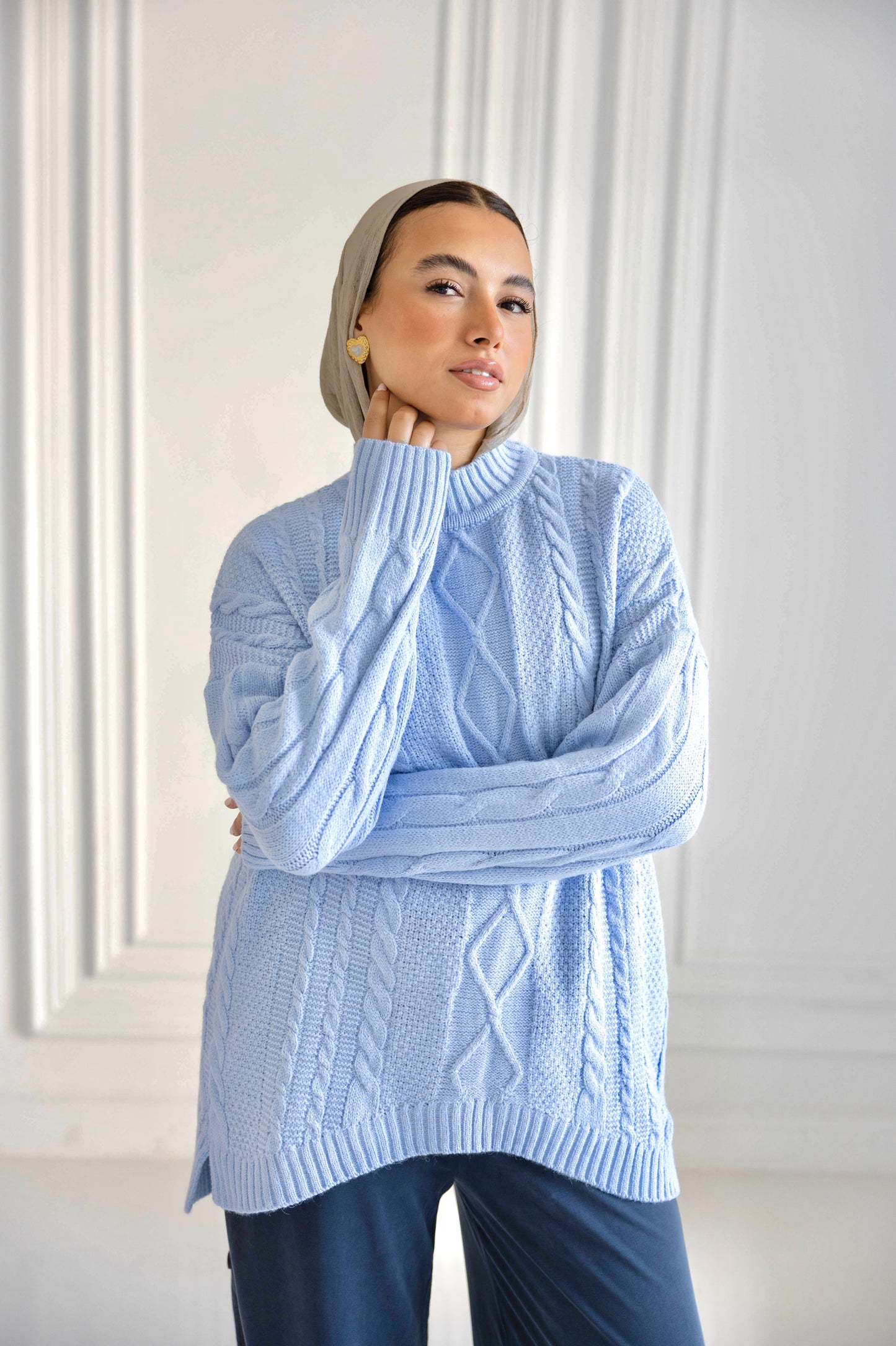 Essential Icy Blue Pullover